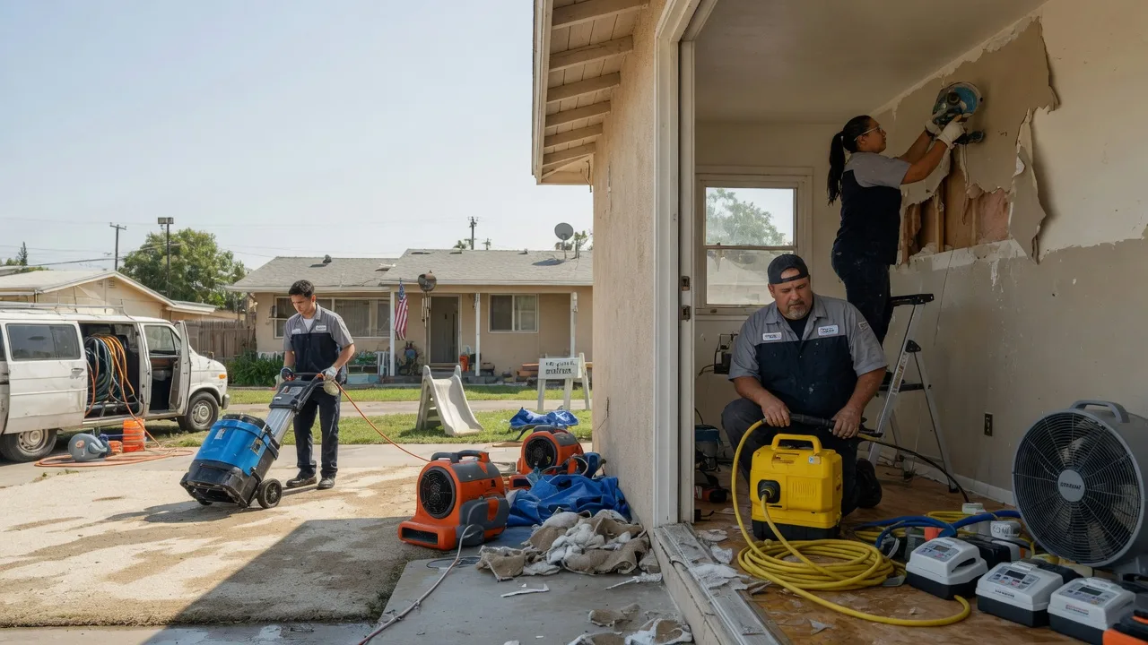 Water Damage Restoration in Hallieford, VA near me